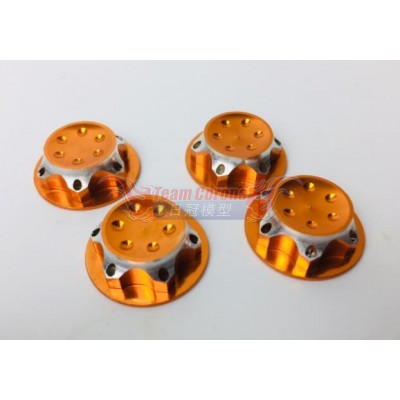 Team Solar 17mm Lock nut Orange #M014O